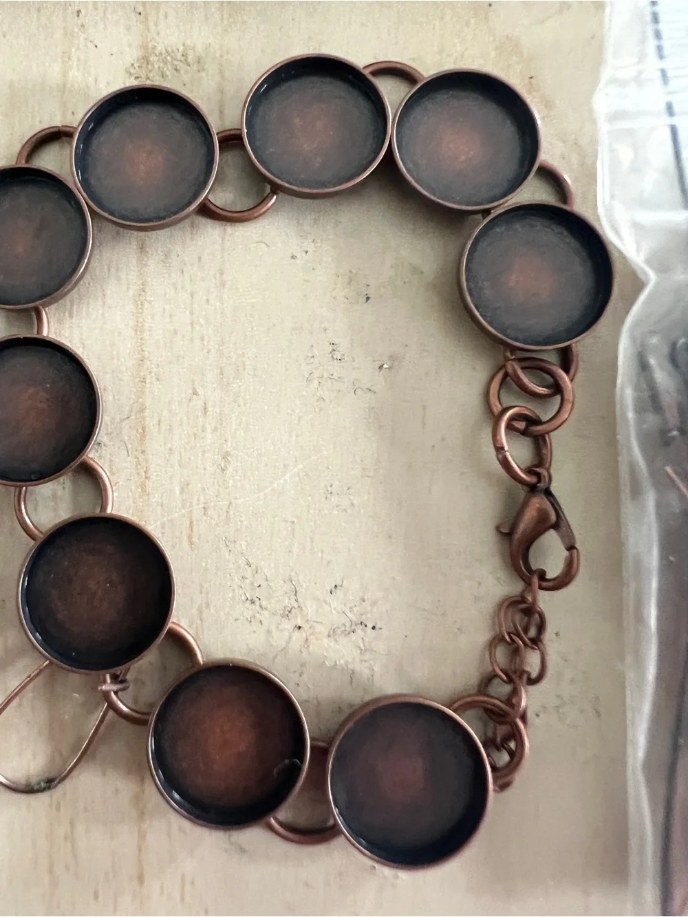 Copper and  Gunmetal Jewelry Findings Mix Bracelets